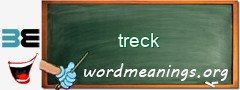 WordMeaning blackboard for treck